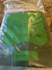 Dozen Vintage Boy Scout Scarves Neckerchiefs Brand New in Bag Green & Gold