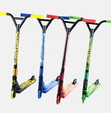 Stunt Scooter Kids Adults Fixed Bar Pro Push Kick 360 Degree Wheel Trick Street