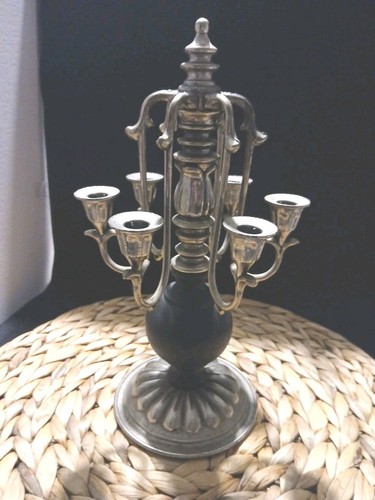 Vintage victorian pewter table - vintage,