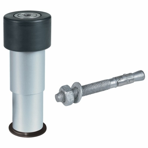 Lockey rubber capped gate - lockey, stop