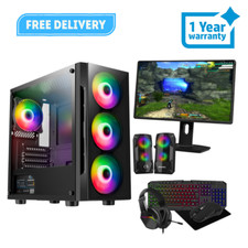 Fast Gaming PC 24" Bundle