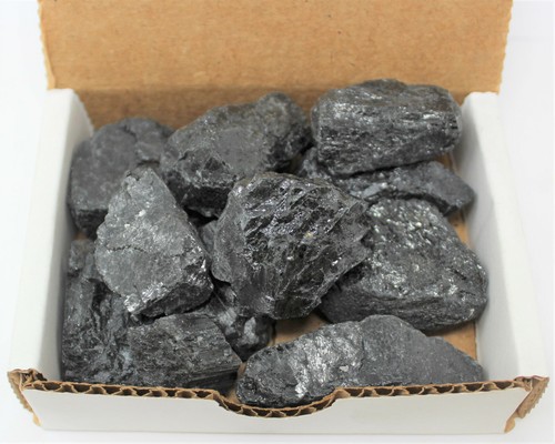 Black tourmaline rough natural - black,