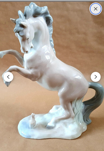Lladro horse and - horse,