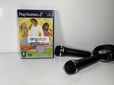 PS2 Karaoke Bundle - Singstar Pop world , Plus 2 Konami Microphones PlayStation