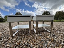 Pair of IKEA SVALOV white