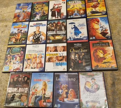 Walt disney dvd - 19, lot