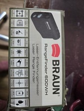 BRAUN 600 WH Laser Range Finder  Hunting and Shooting Targets