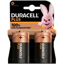 Duracell D Battery LR20 Plus