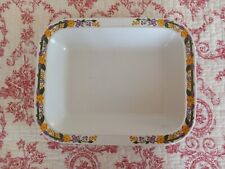 Vintage Freiberg Cordoflam German GDR Casserole Dish Spring Motif