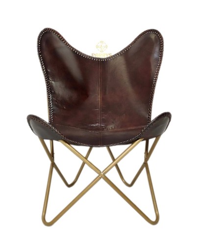 Vintage leather butterfly - vintage,