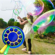 Giant Magic Bubble Kit Outdoor Garden Toys  Game Children Wand Blower Maker