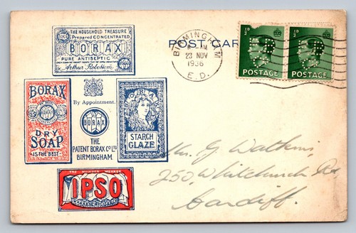 Postcard patent borax co - -,