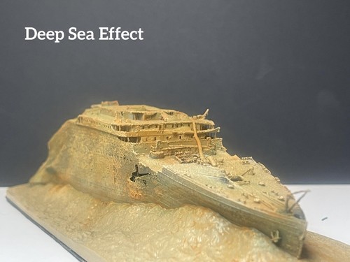 New titanic wreck model - wreck, model-