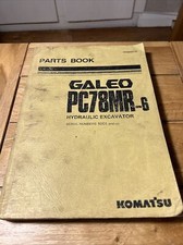 komatsu Galeo hydraulic excavator PC78MR-6 parts book