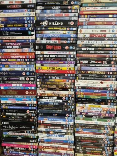 150 dvd move job - lot, bundle