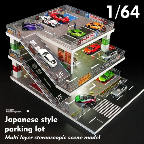 Diorama parking lot - parking,