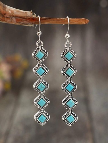 Silver and blue - silver, crystal