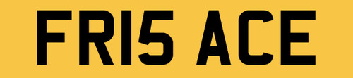 Number plate private - fr,