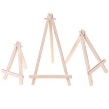 1/3/5pcs Mini Wooden Tripod Easel Display Painting Stand Card Canvas Holde';x