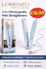 Ceramic Hair Straighteners USB