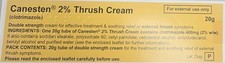 Canesten 2% Thrush Cream - 20g