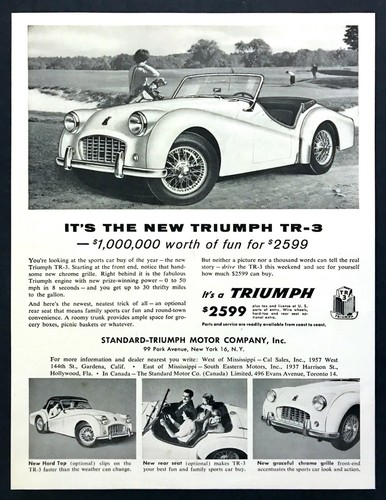 1956 triumph tr3 - triumph, convertible