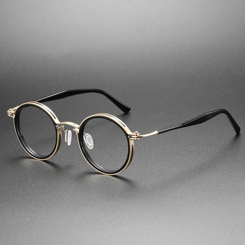Retro black gold round - retro,