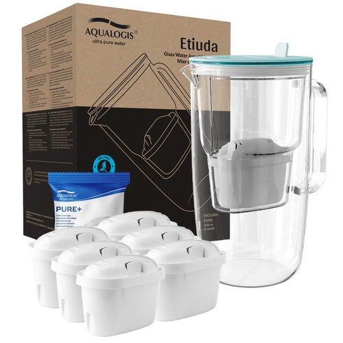 Glass water filter jug - filter,