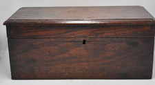 Antique Georgian Oak Deed Box