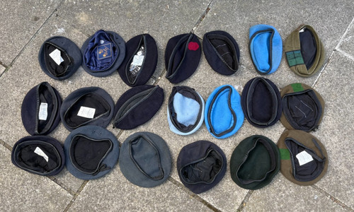British army beret - 20, mixed