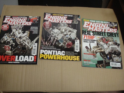Engine masters magazine lot - engine,