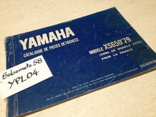 Yamaha Parts List XS650 1979