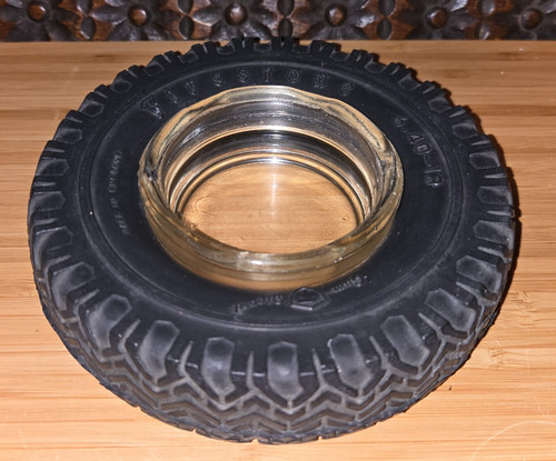 Firestone tyre ashtray - tyre,