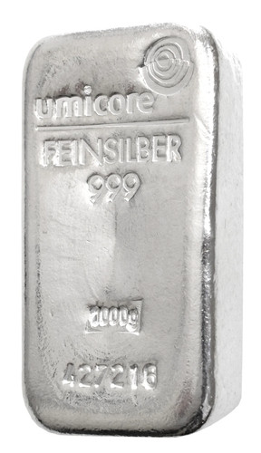 Umicore kilo silver bars - 1,
