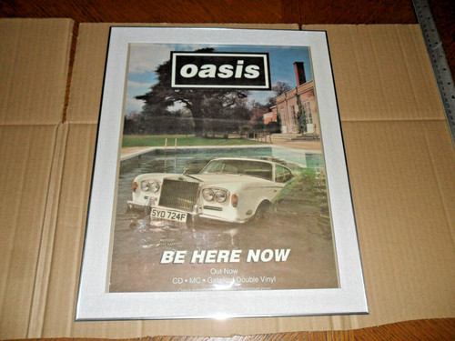 Oasis here now framned - be,