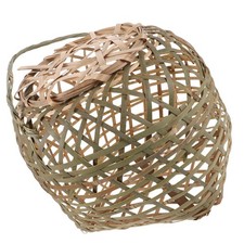  Handmade Bamboo Poultry Cage Chicken Cages for outside Carrier Crate