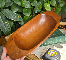 Vintage Wooden Dough Bowl