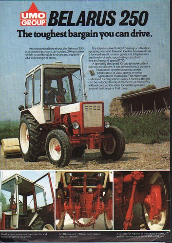 Belarus 250 tractor - tractor, brochure
