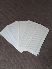 Vintage 10 x IBM System A 5080 beige computer mainframe punch cards - punched