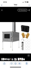 Titanium hot tent Wood Burning