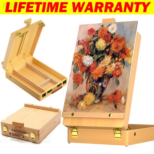 Wooden easel artist painting - easel,