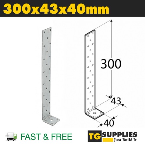 Heavy duty galvanised angle - galvanised,