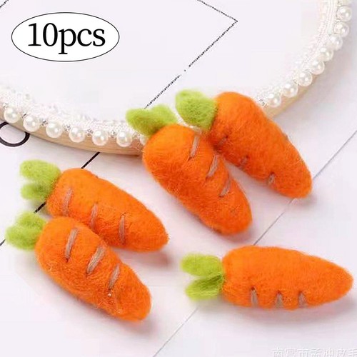 Pieces carrot ornament - 10, mini