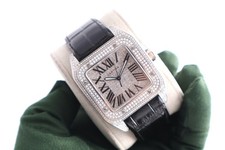 Cartier Santos 100 XL 2787 Automatic Diamond Set Case Men’s Watch