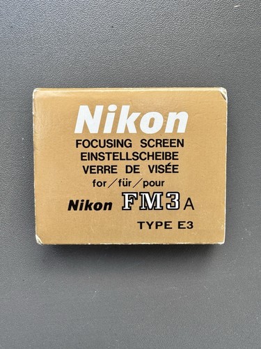 Nikon fm3a type grid - type,