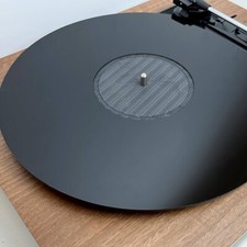 Gloss Black Gloss Black Acrylic Slip Mat For Linn Basik Record Player Turntable