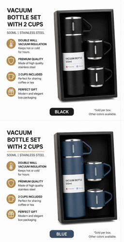 Pack 500ml stainless steel - 2,