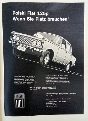 Polski fiat 125 original - polski, p,