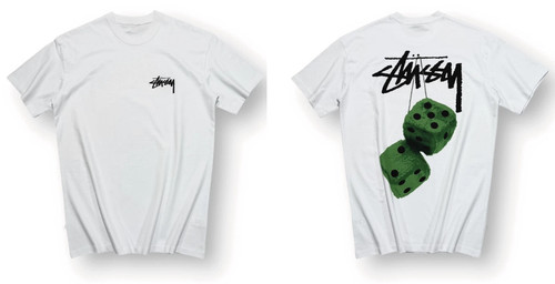Stussy dice graphic white - dice,