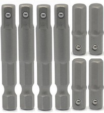 8 Pieces 1/4 Hex to Socket